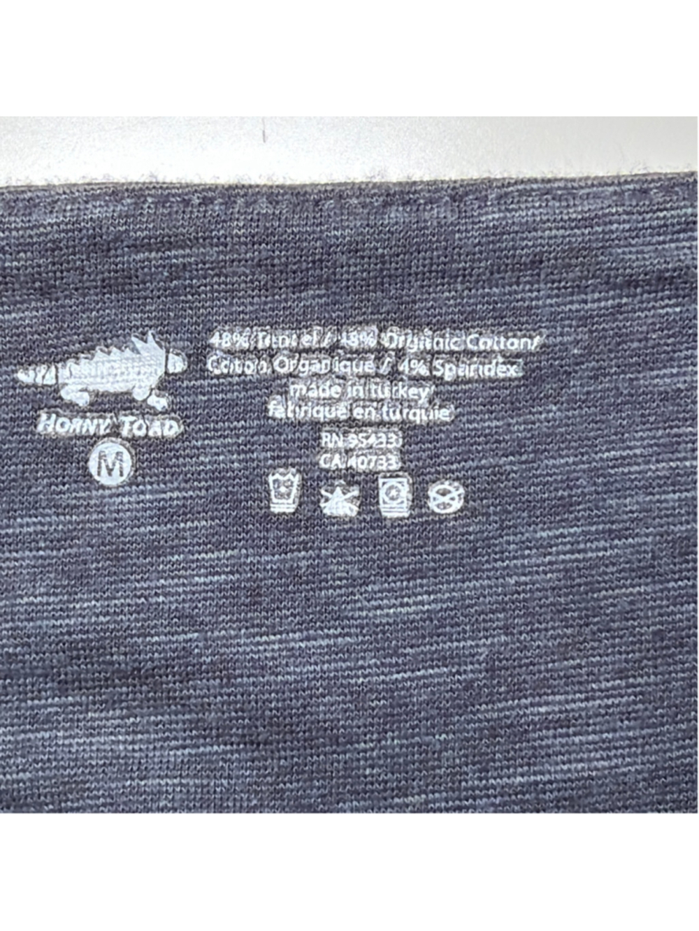 Horny Toad Toad and Co Gray Black Heathered Dress Size Medium - Picture 5 of 6